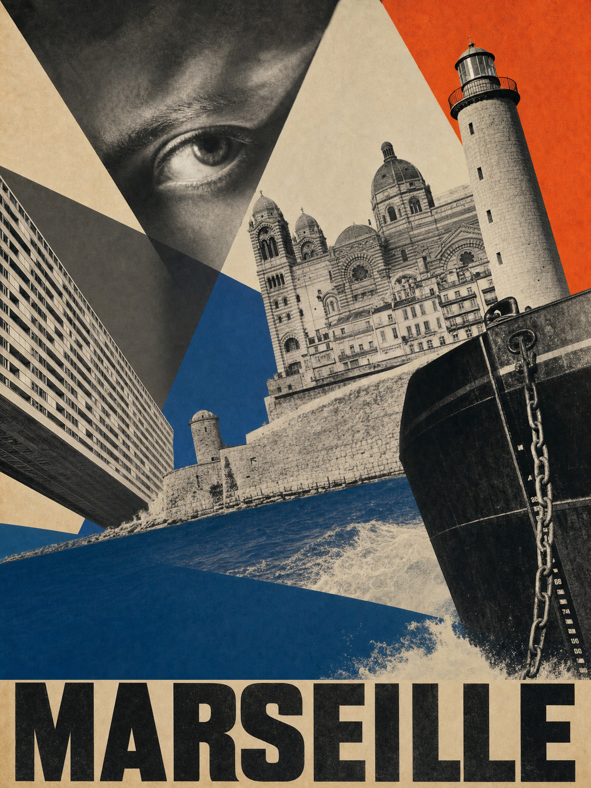 Marseille - L'œil sur le port