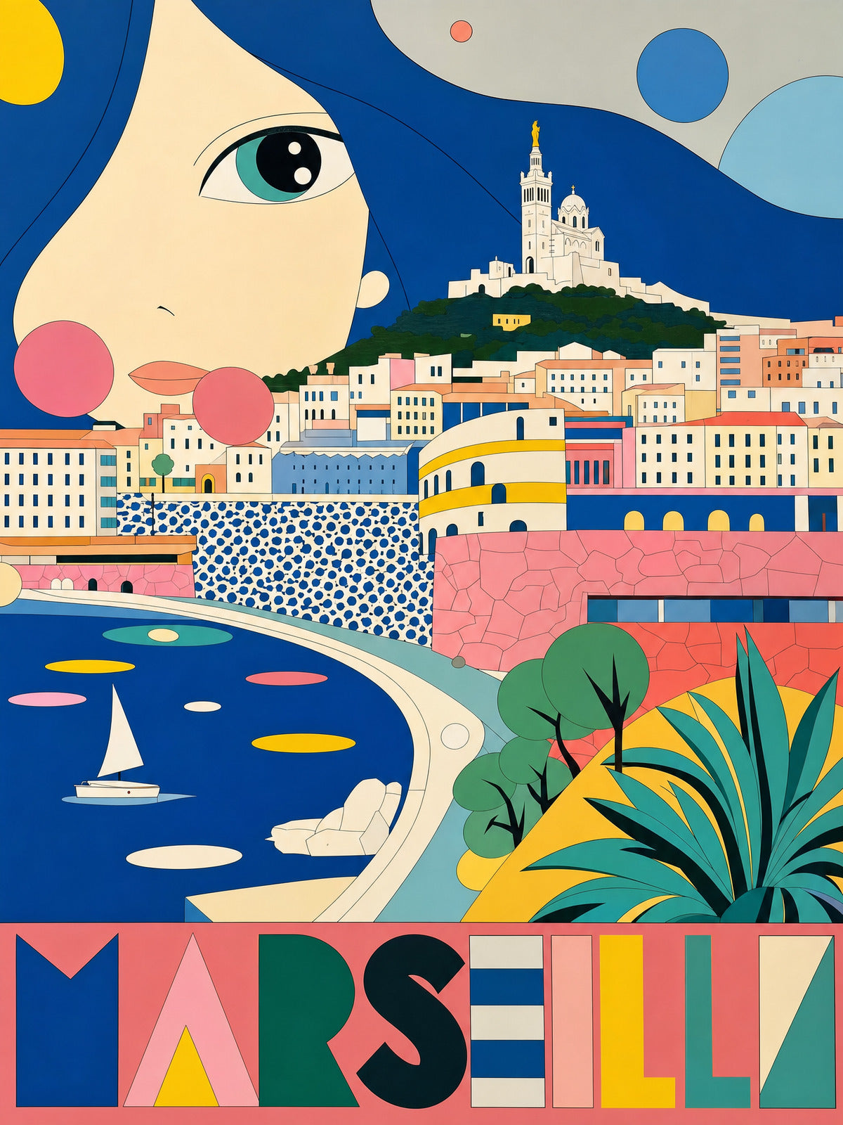 Marseille - Pohled na město