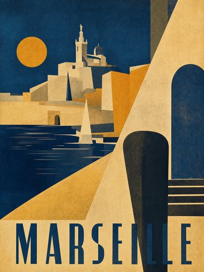 Marseille - Morgengold über der Reede