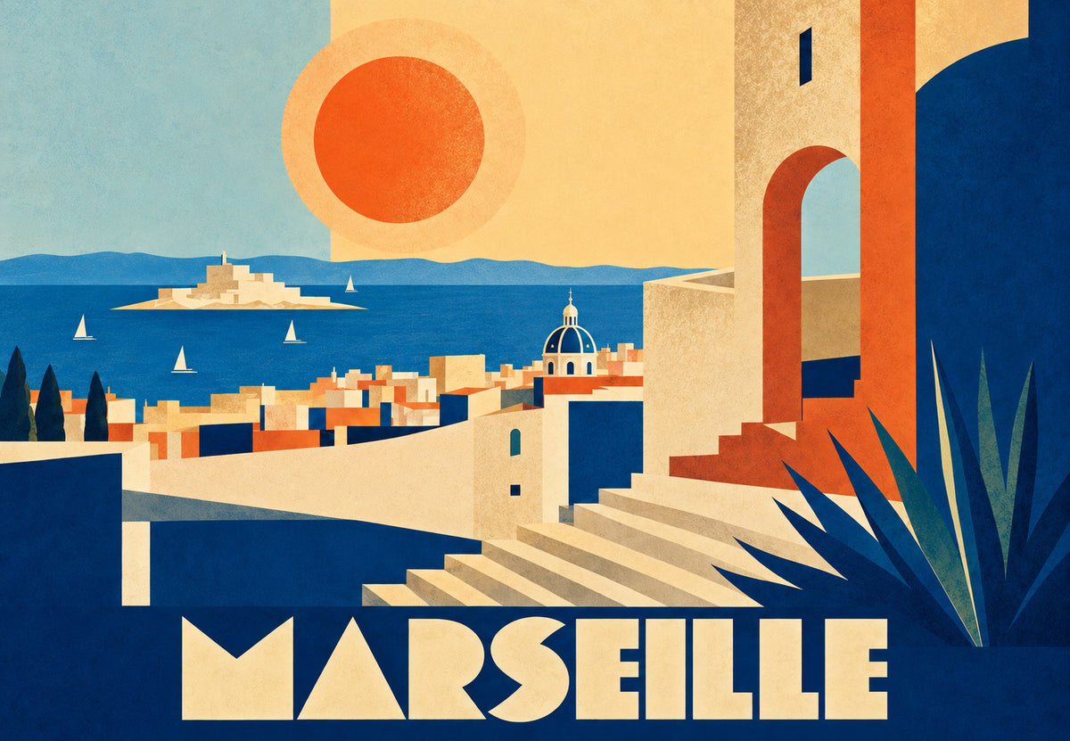 Marseille - L'agave au soleil (Paysage)