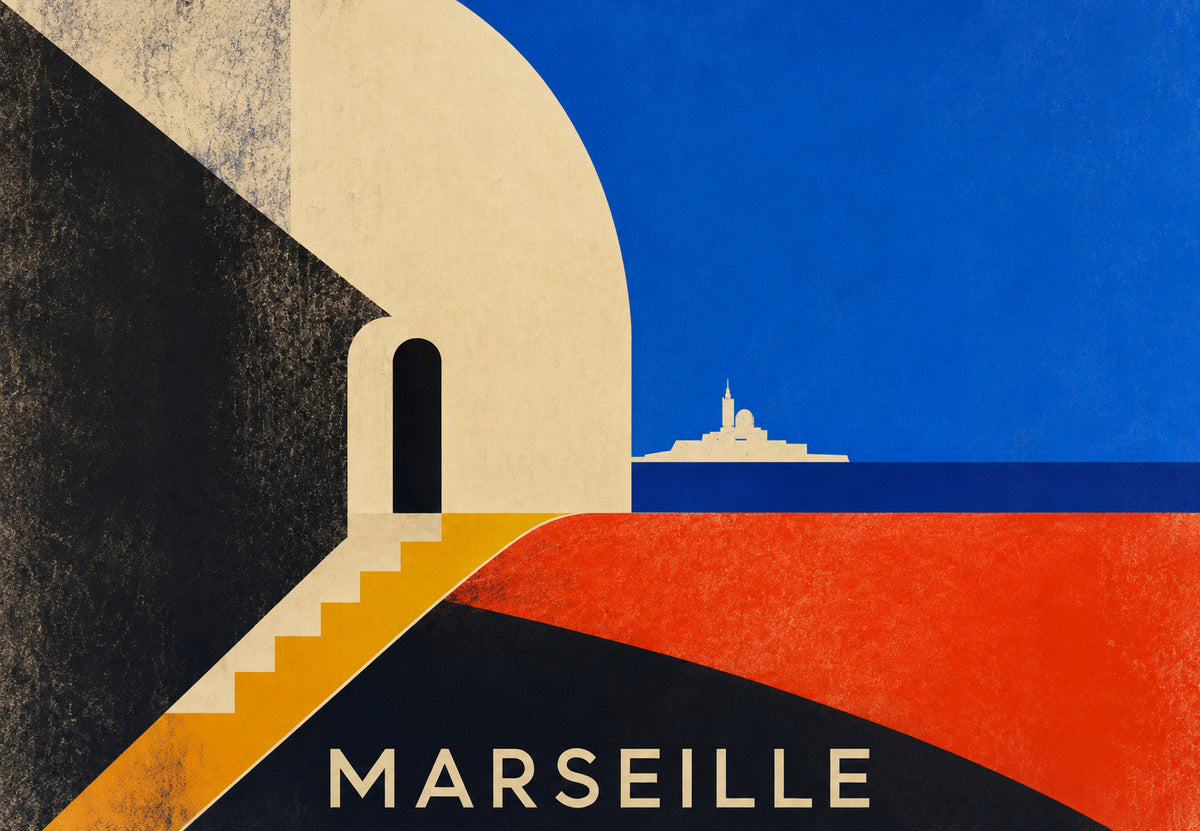 Marseille - A krémszínű boltozat alatt (Fekvő)