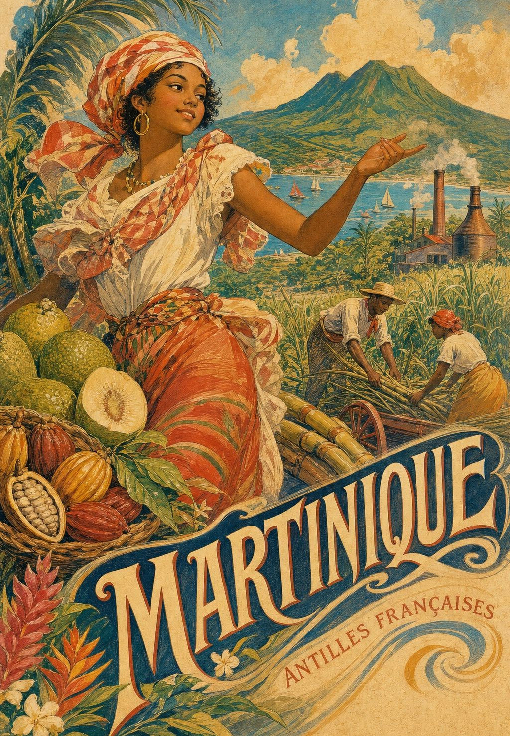 Martinique - A gyümölcsárus asszony
