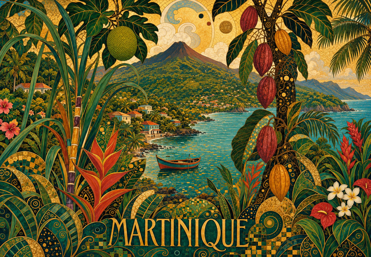 Martinique - Die Bucht am Ende des Pfades (Querformat)