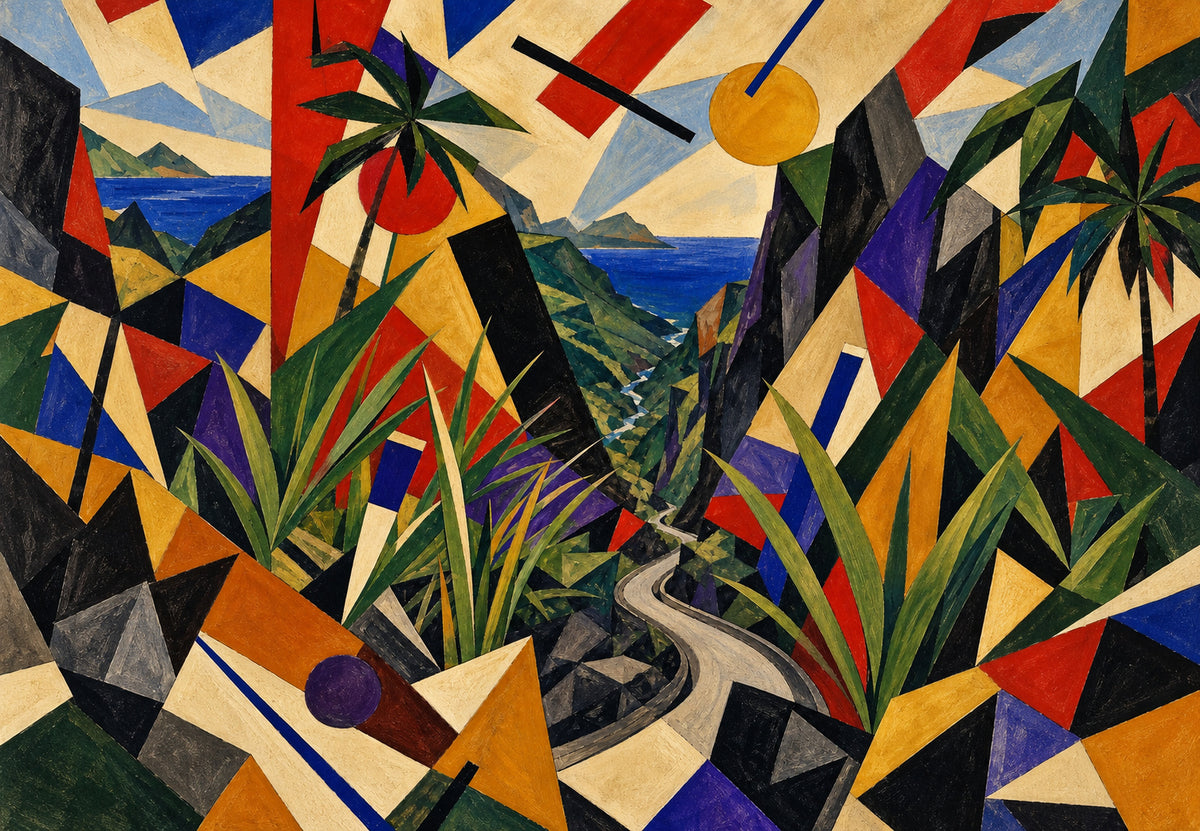Martinica - La carretera en la jungla (Horizontal)