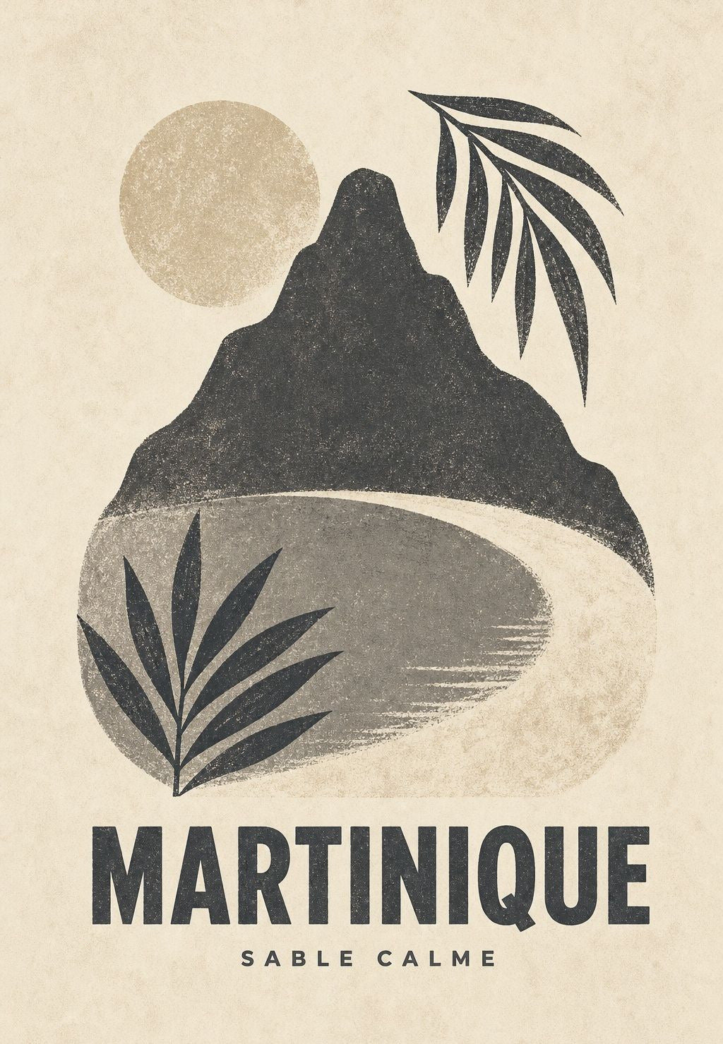 Martinique - Miran pijesak podno vulkana