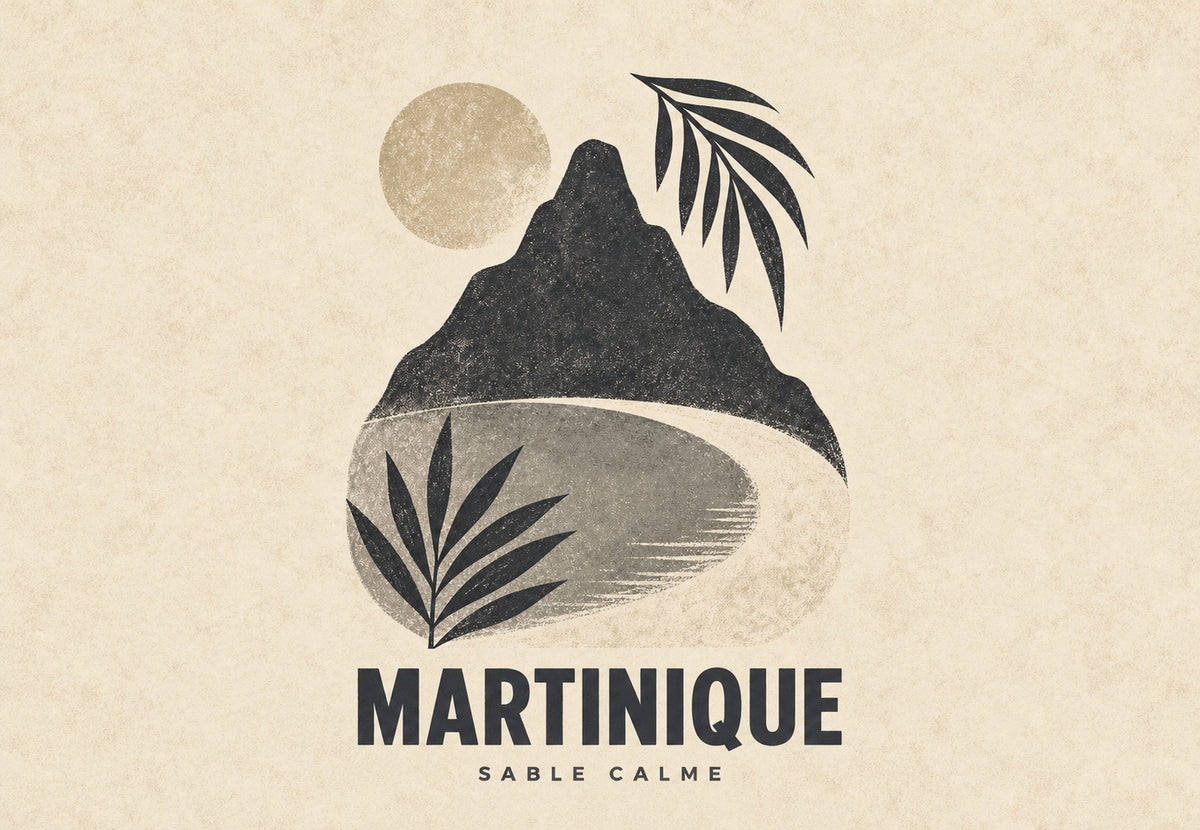 Martinique - Stilla sand vid vulkanens fot (Liggande)