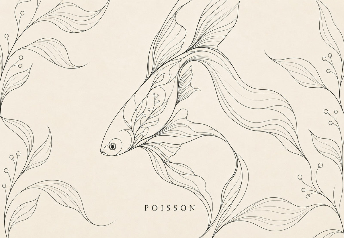 The betta with the veils (Landscape)