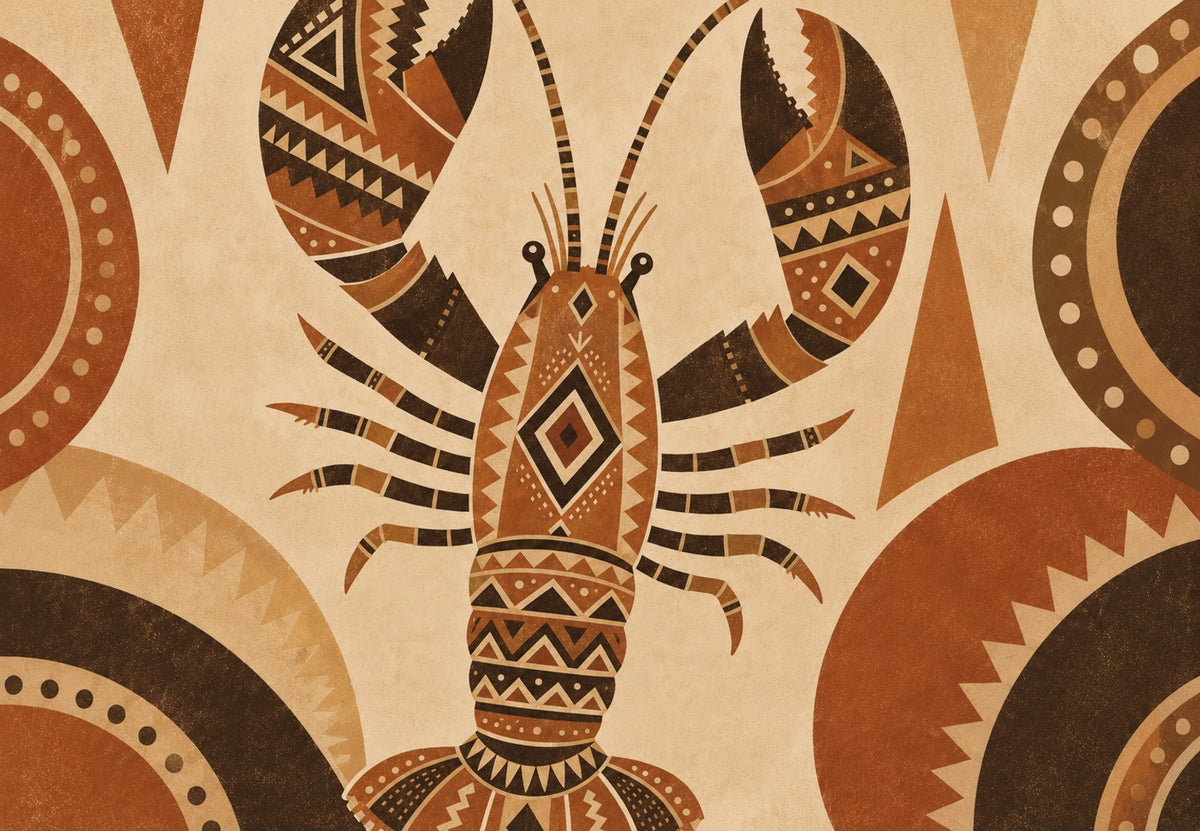 The tattooed lobster (Landscape)