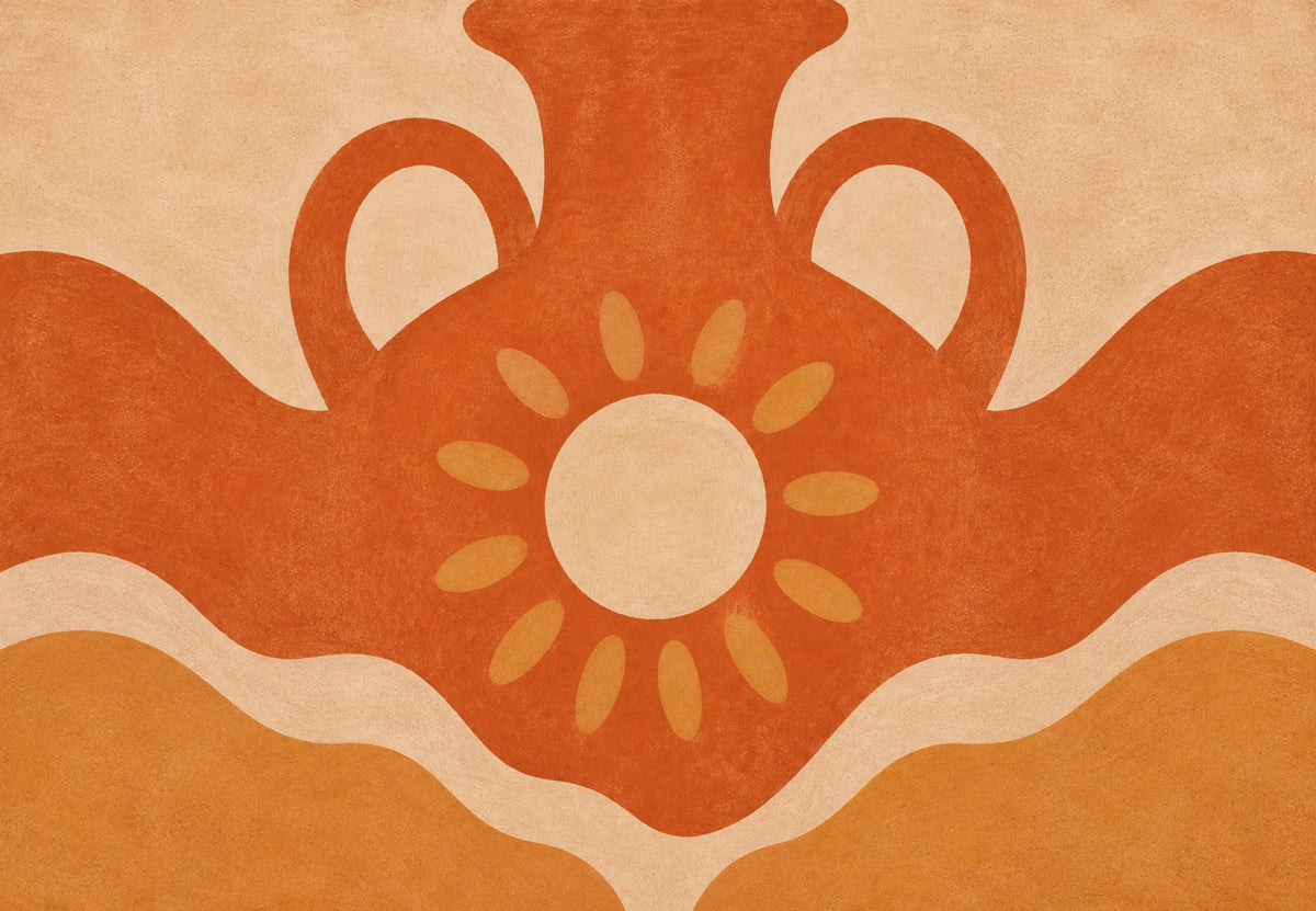 The sun on the jar (Landscape)