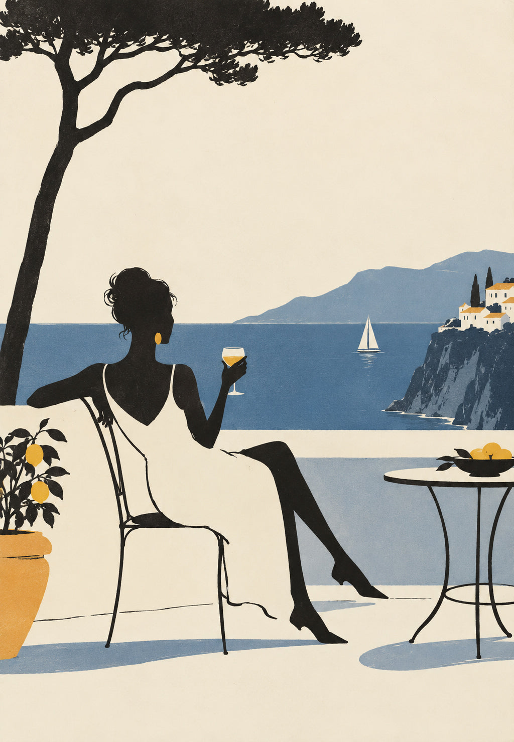 Aperitif am Meer
