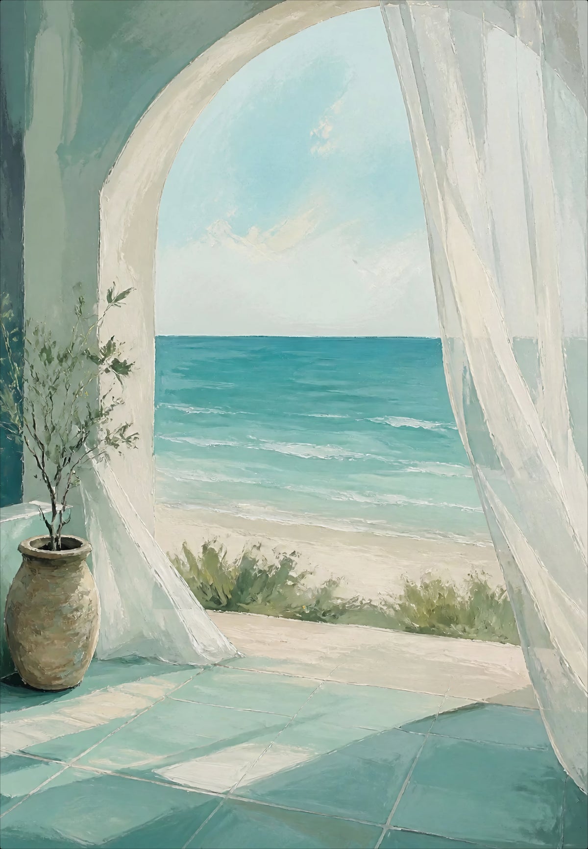 Arche vers la mer