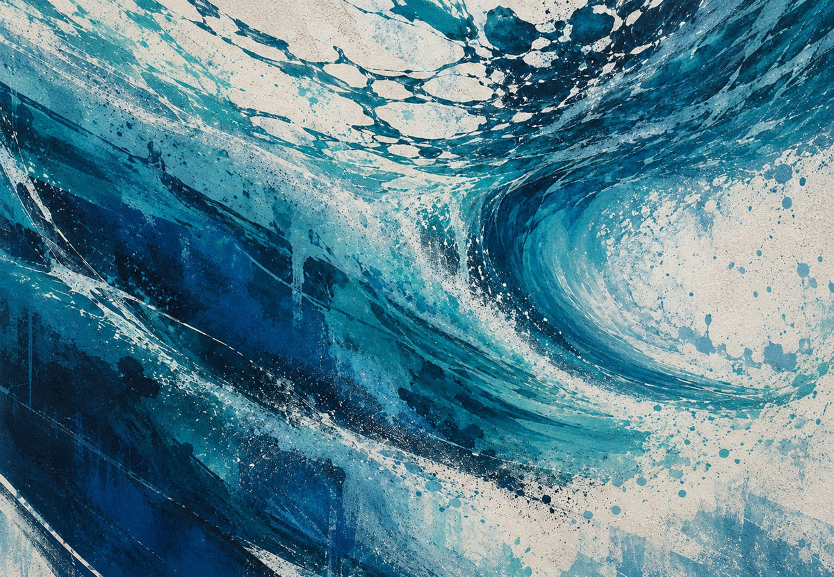 Au cœur de la vague (Paysage)