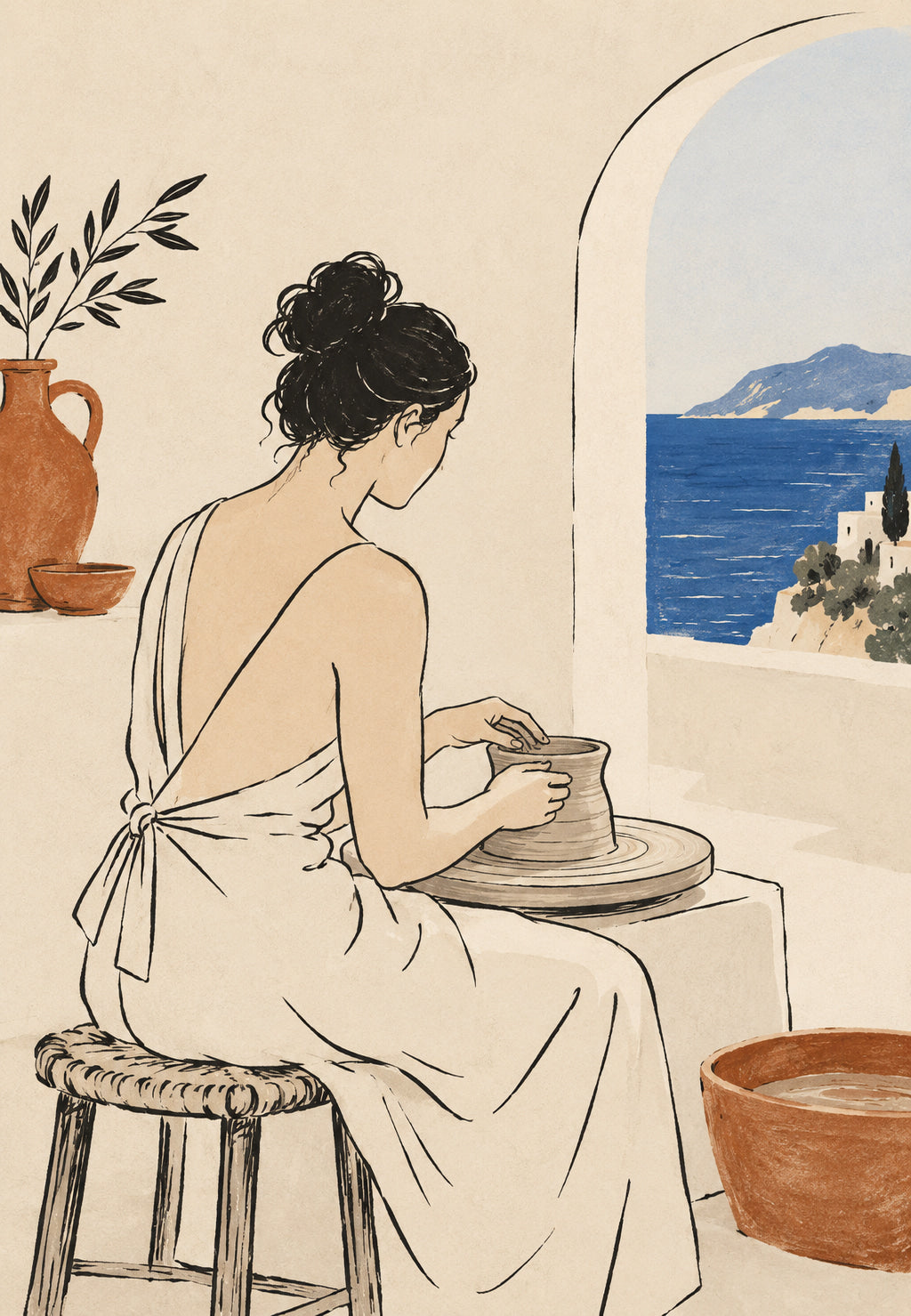 The Potter at the Window