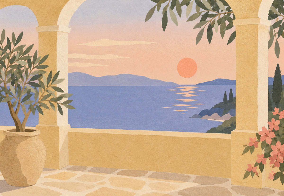 The Sunset over the Loggia