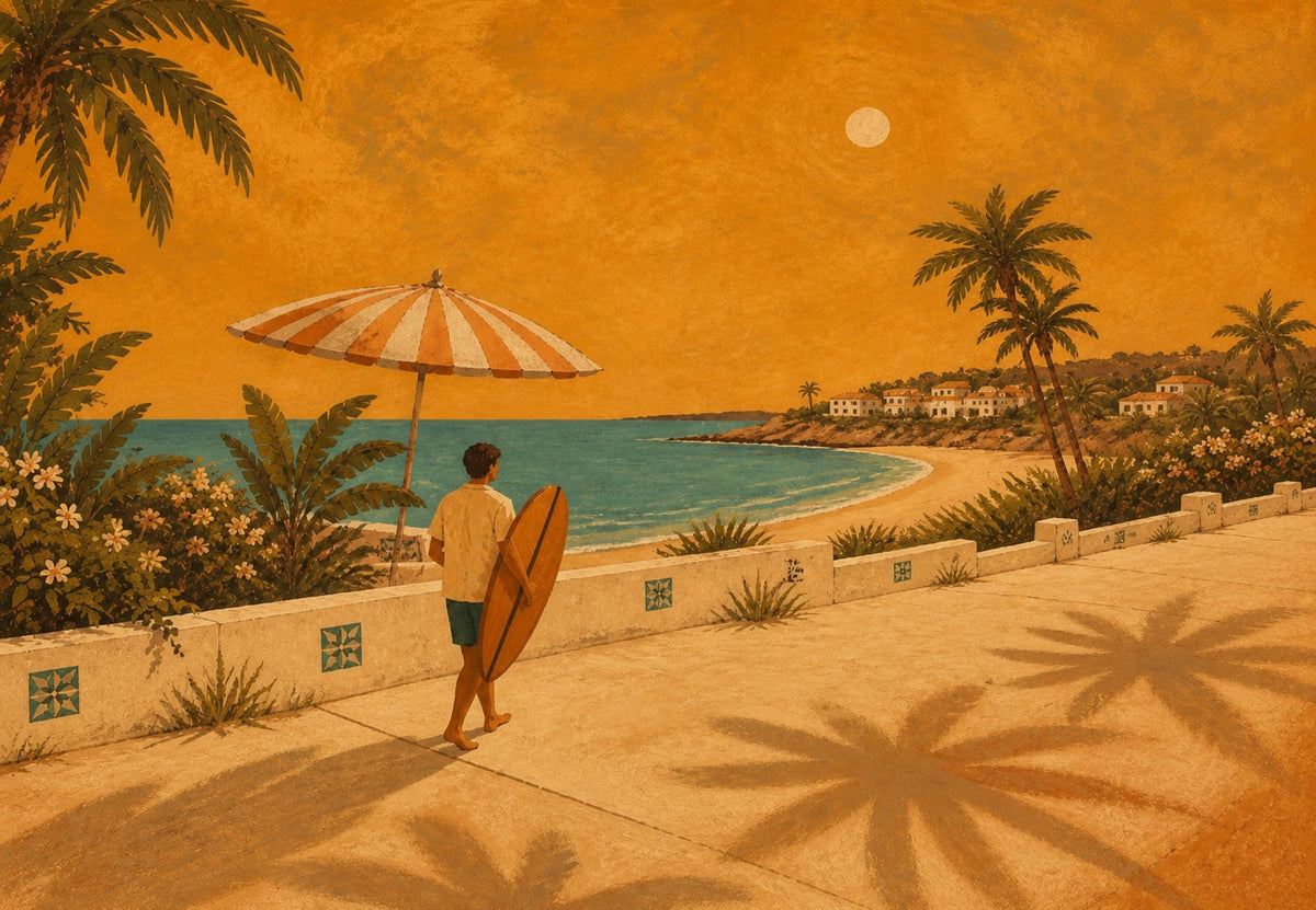 Walk to the Golden Bay (Landscape)