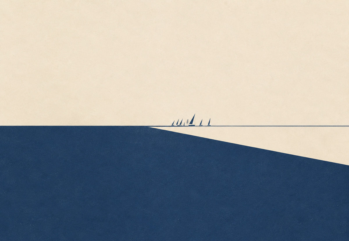 Regatta am Horizont (Querformat)
