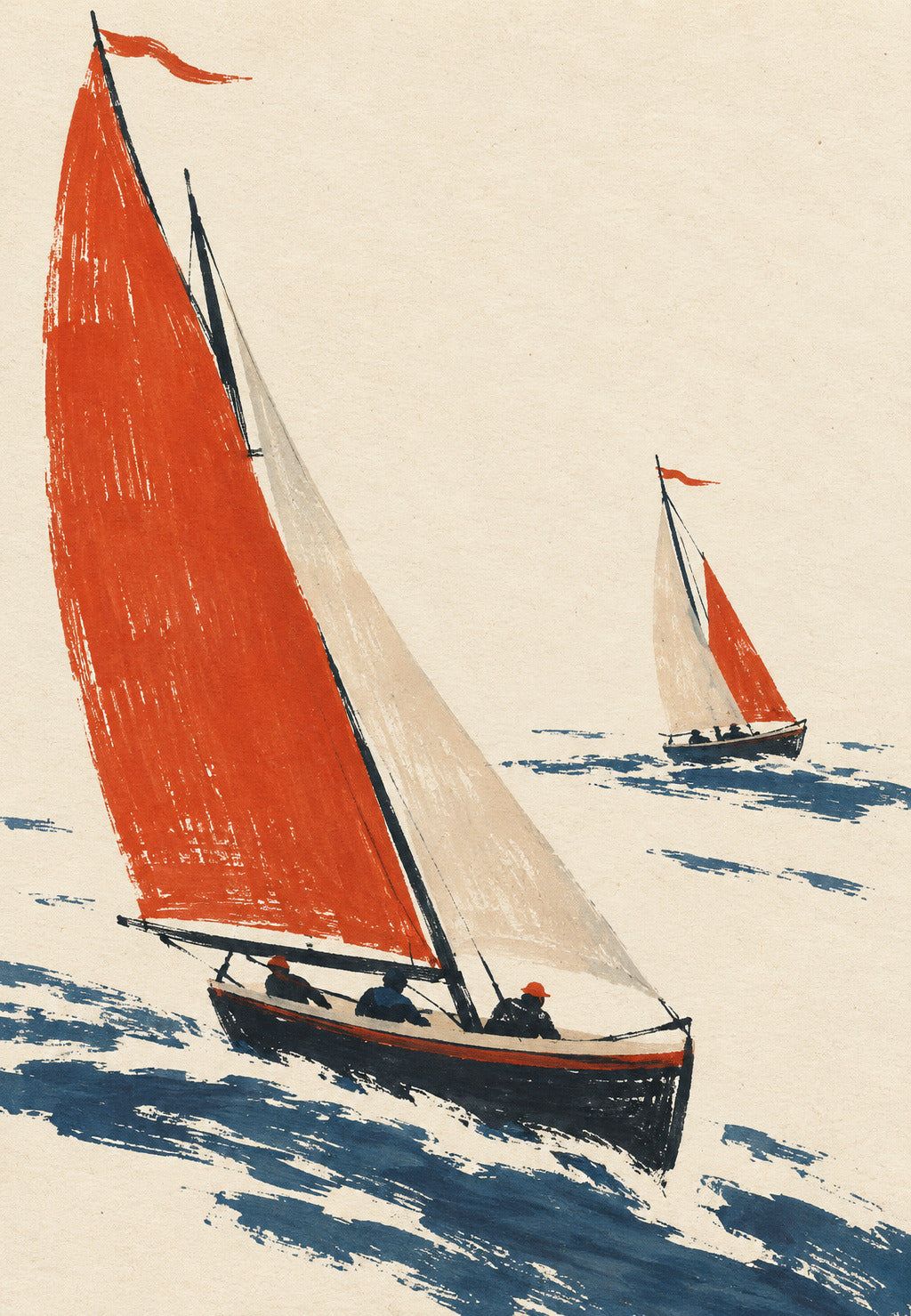 Regatta bei frischer Brise