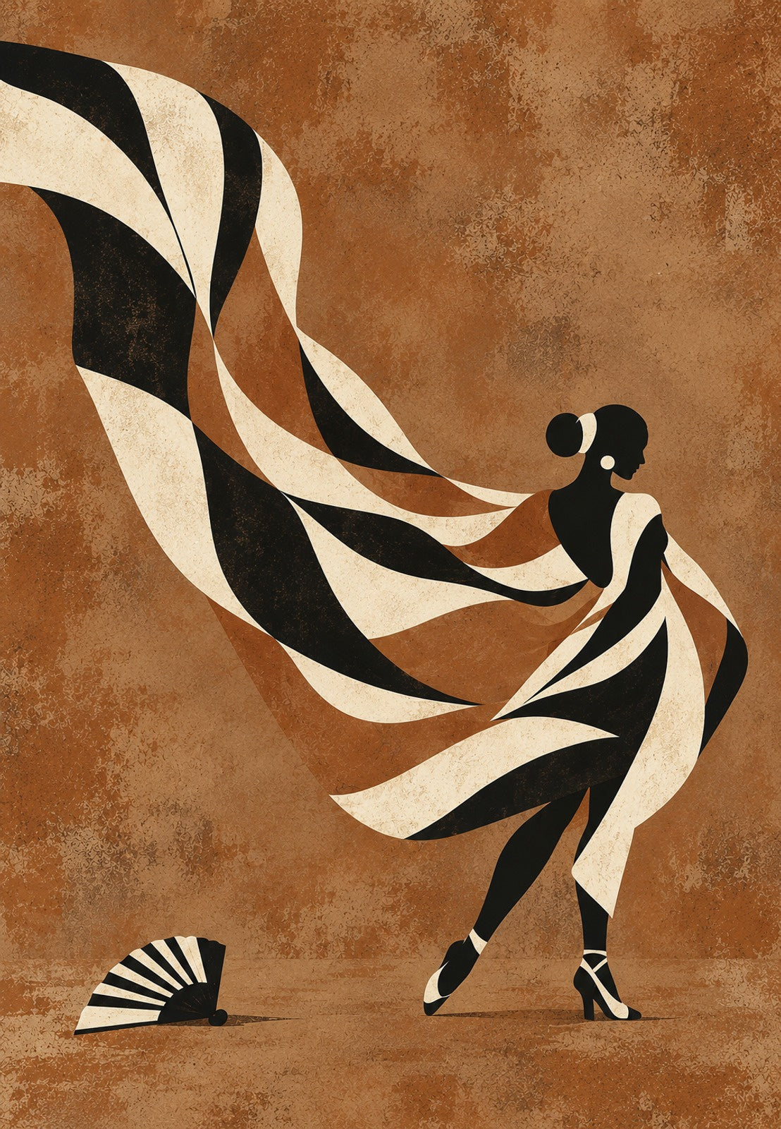 The Dancer with the Ivory Scarf