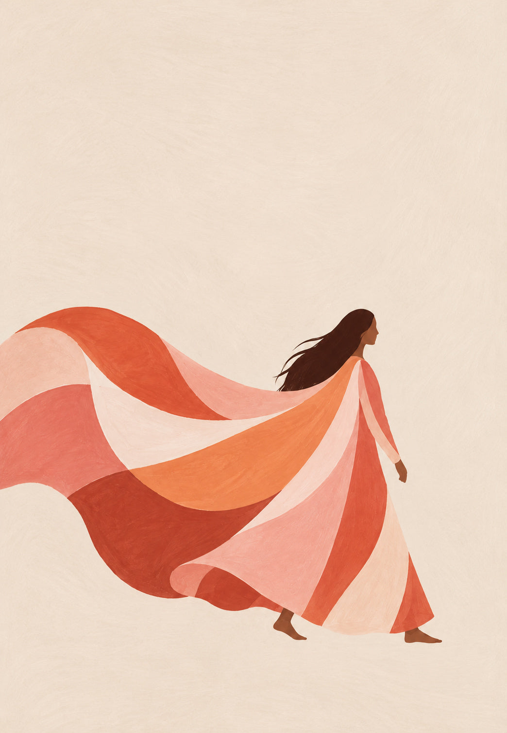 Das Kleid im Wind