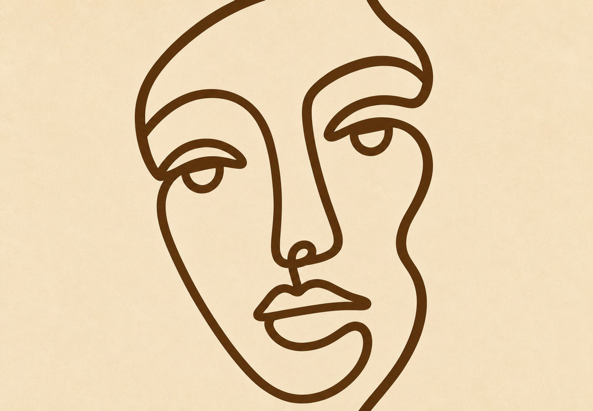 One-Line Face (Landscape)