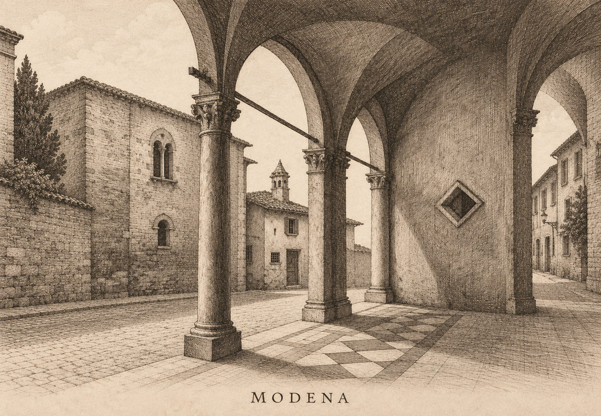 Modena - Pod svodovima trga (Vodoravno)