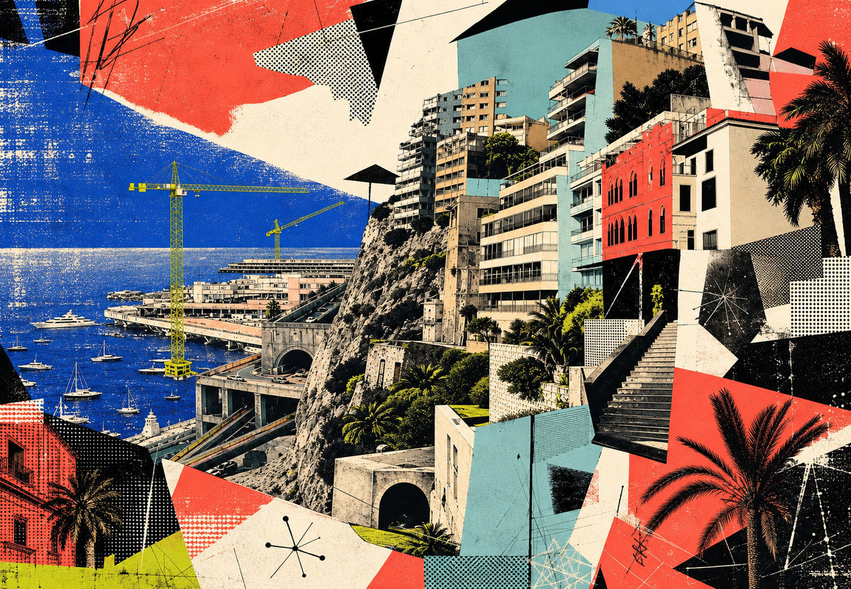 Monaco - Die Stadt im Bau (Querformat)