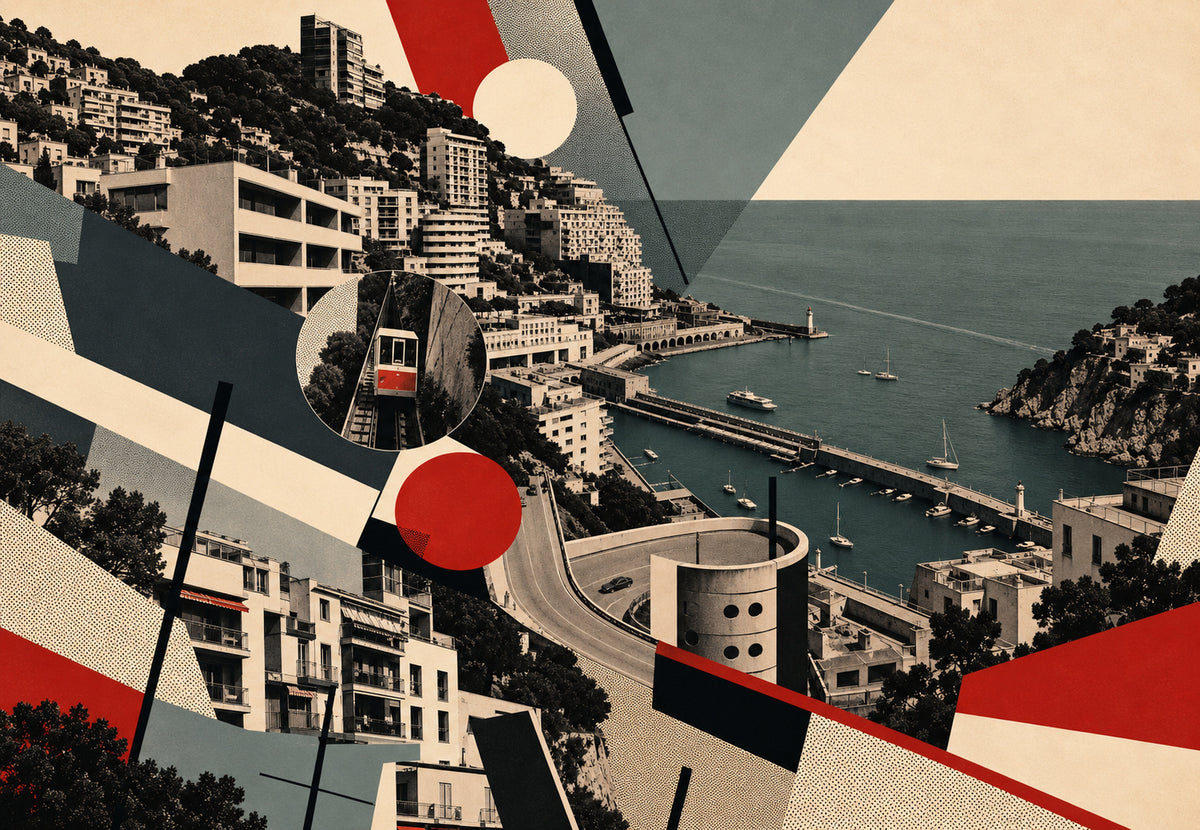 Monaco - A kivágott kikötő (Fekvő)