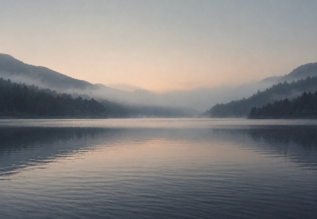 Névoa ao amanhecer (Horizontal)