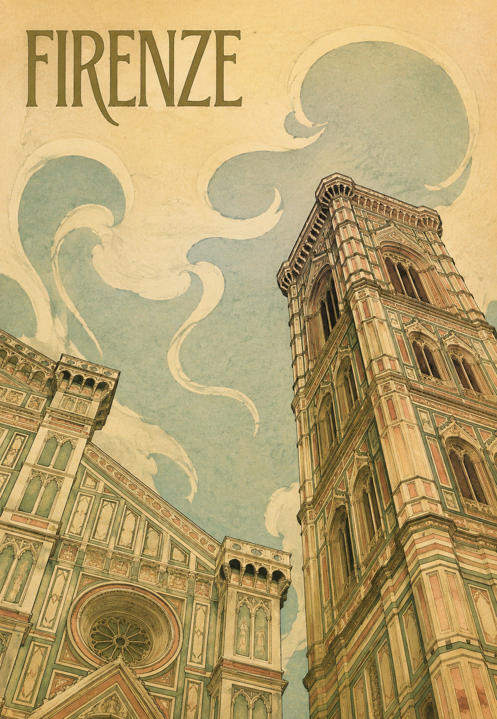 Florence, campanile et cathédrale