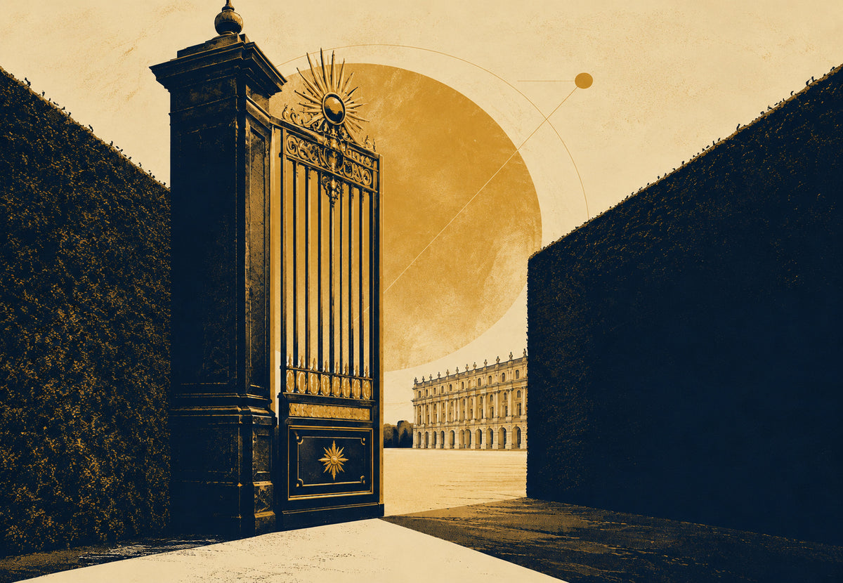 Zlatá Brána Versailles (Na šířku)