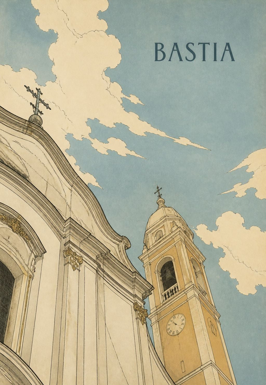 The Bell Tower of Bastia