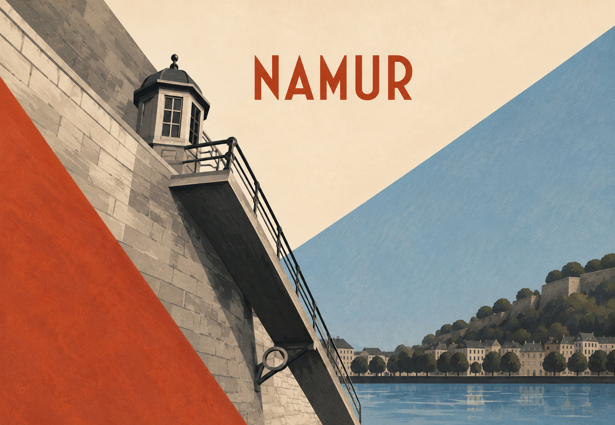 El puente de la ciudadela de Namur (Horizontal)