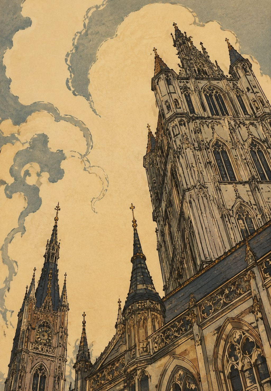 Die Türme von Gent