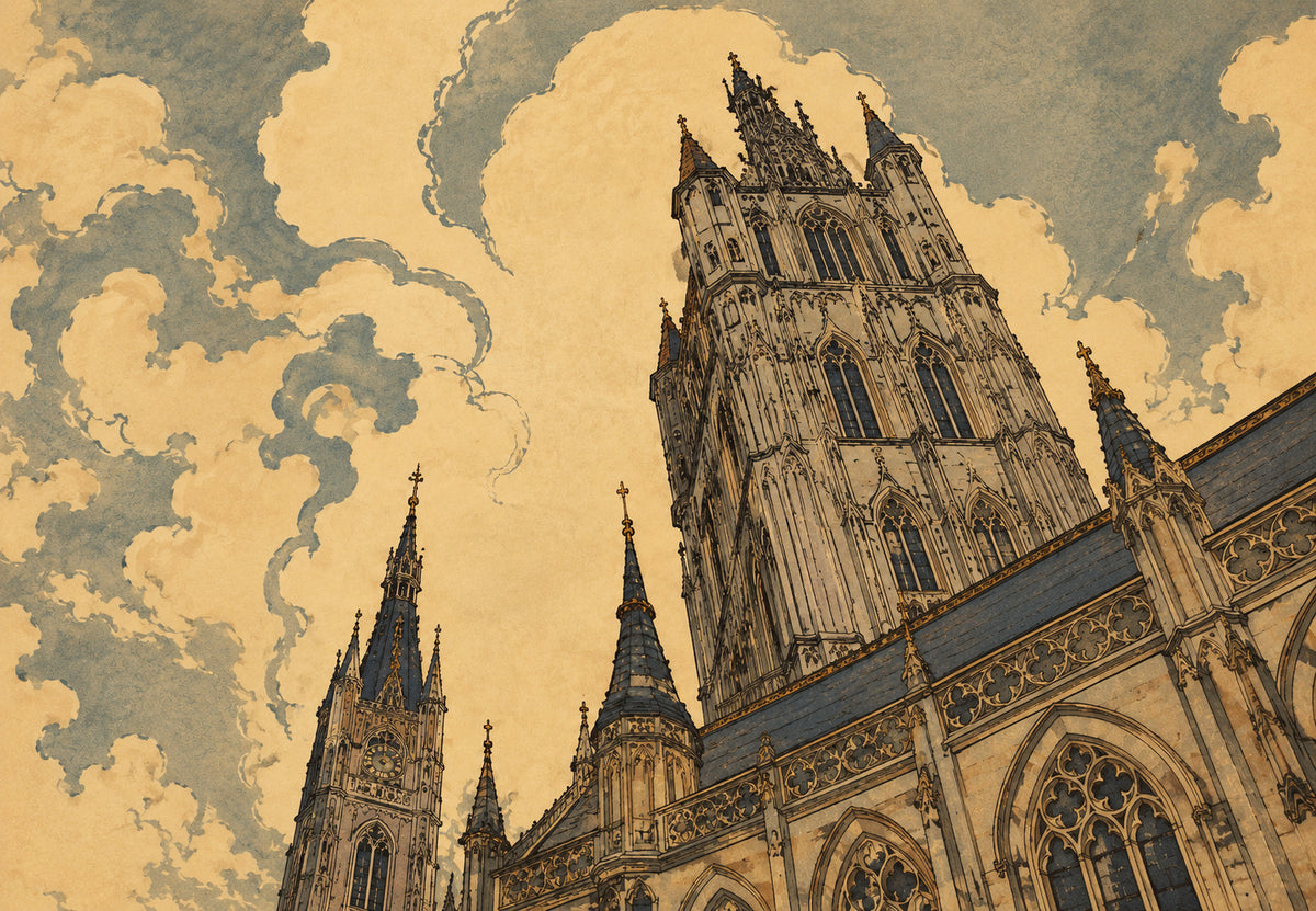 The Spires of Ghent (Landscape)