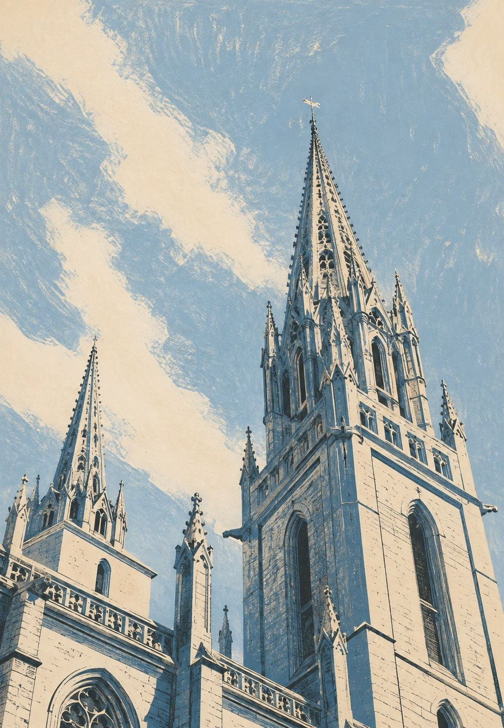 Las agujas de la catedral de Quimper