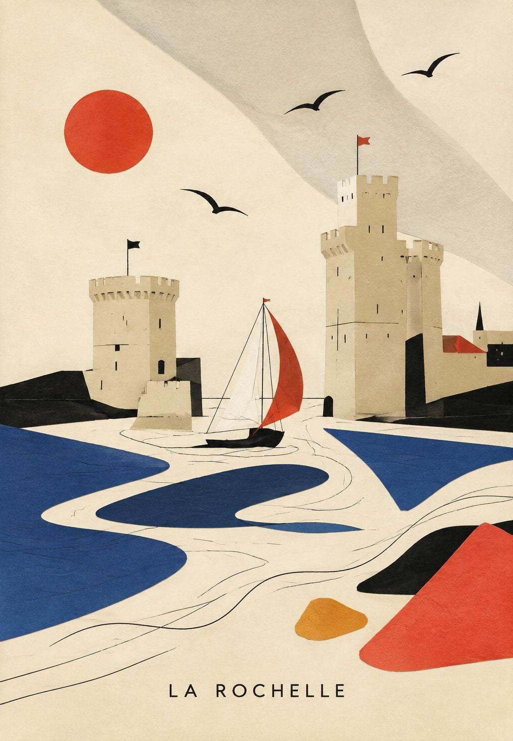 De torens van de haven van La Rochelle