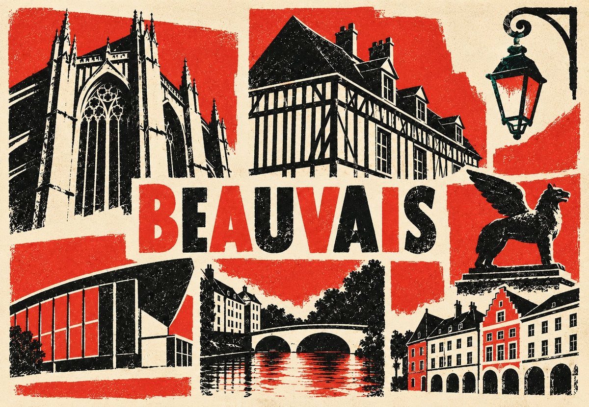 Mosaik von Beauvais (Querformat)