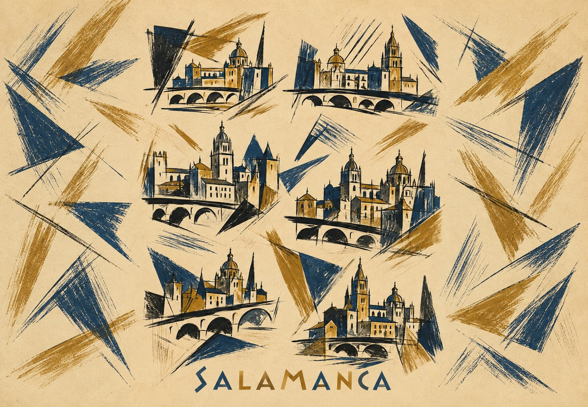 Seis vistas de Salamanca (Horizontal)