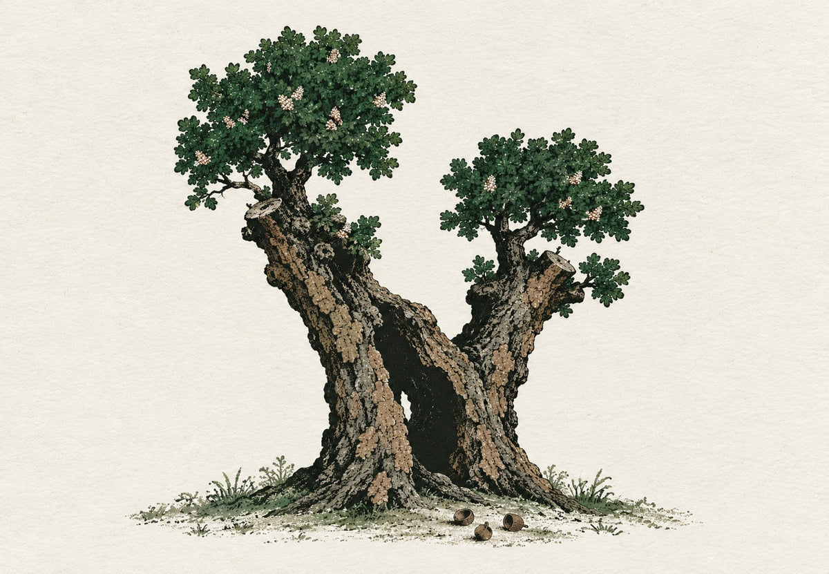 Chêne noueux (Paysage)