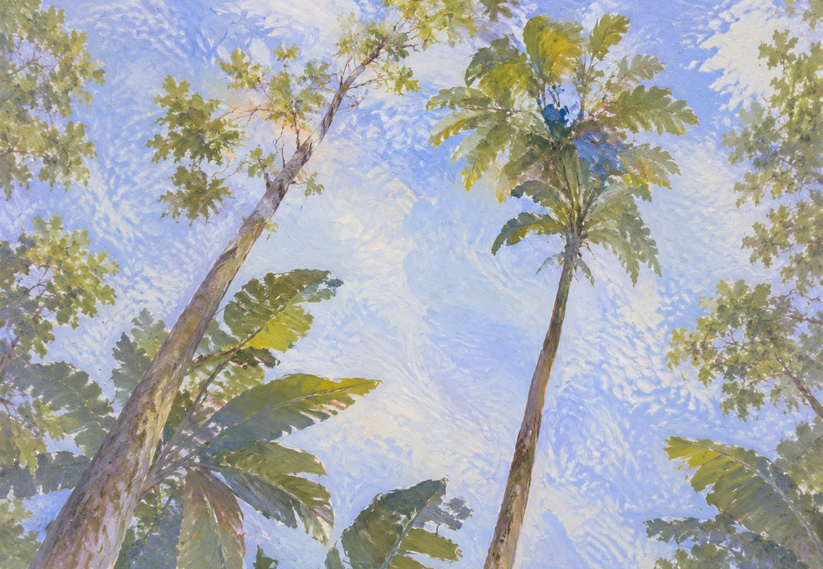 Sky Between the Palm Trees (Landscape)
