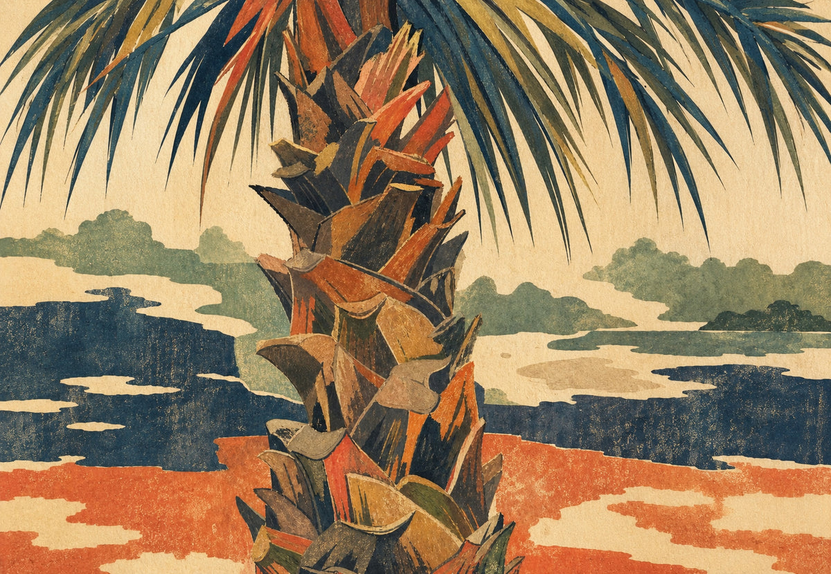 Palm Bark (Landscape)