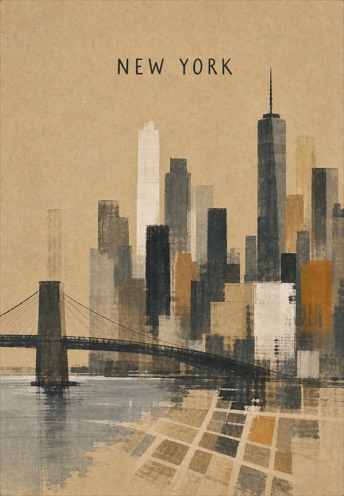 New York - La brume sur les tours