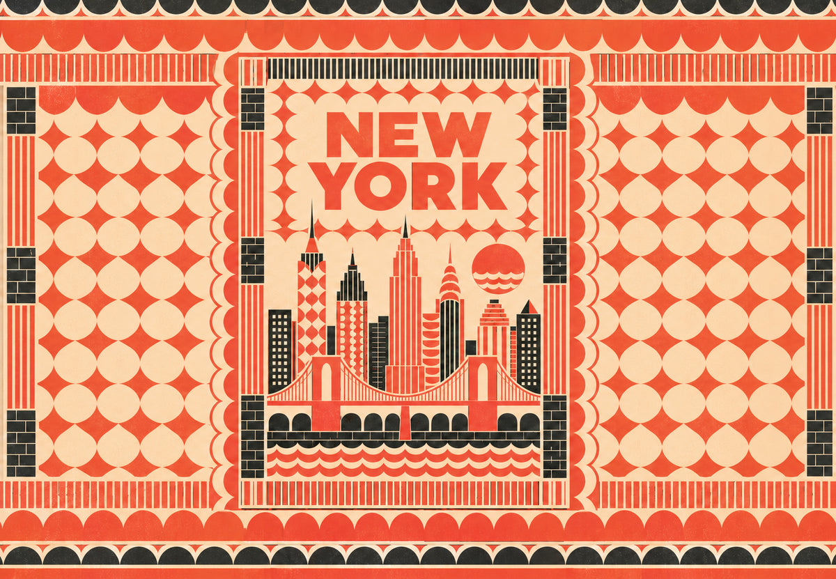 New York - La ville en festons (Paysage)