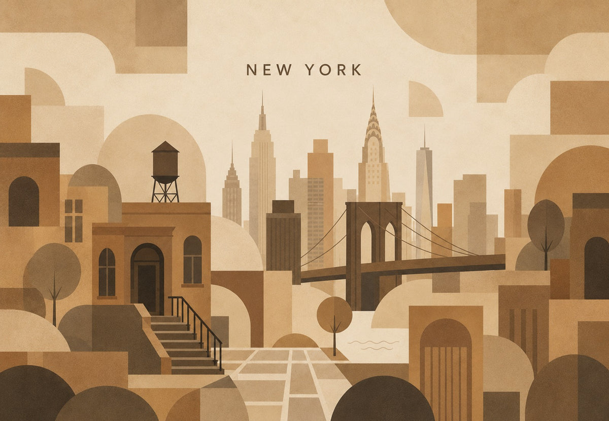 New York - Le château d'eau (Paysage)