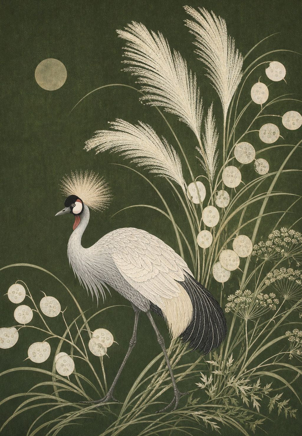 La grulla coronada