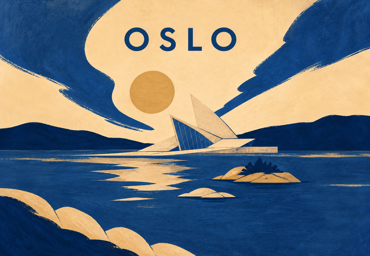Oslo - Opera na fjordu (Vodoravno)