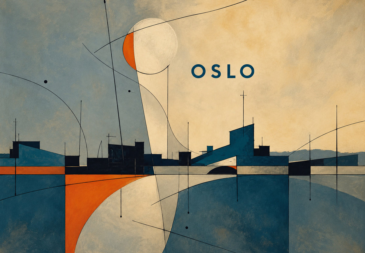 Oslo - Přístav v plovoucích plochách (Na šířku)