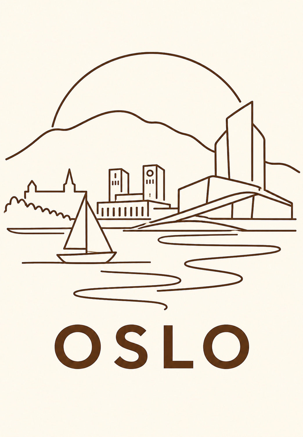 Oslo - Il tratto bruno sull'avorio