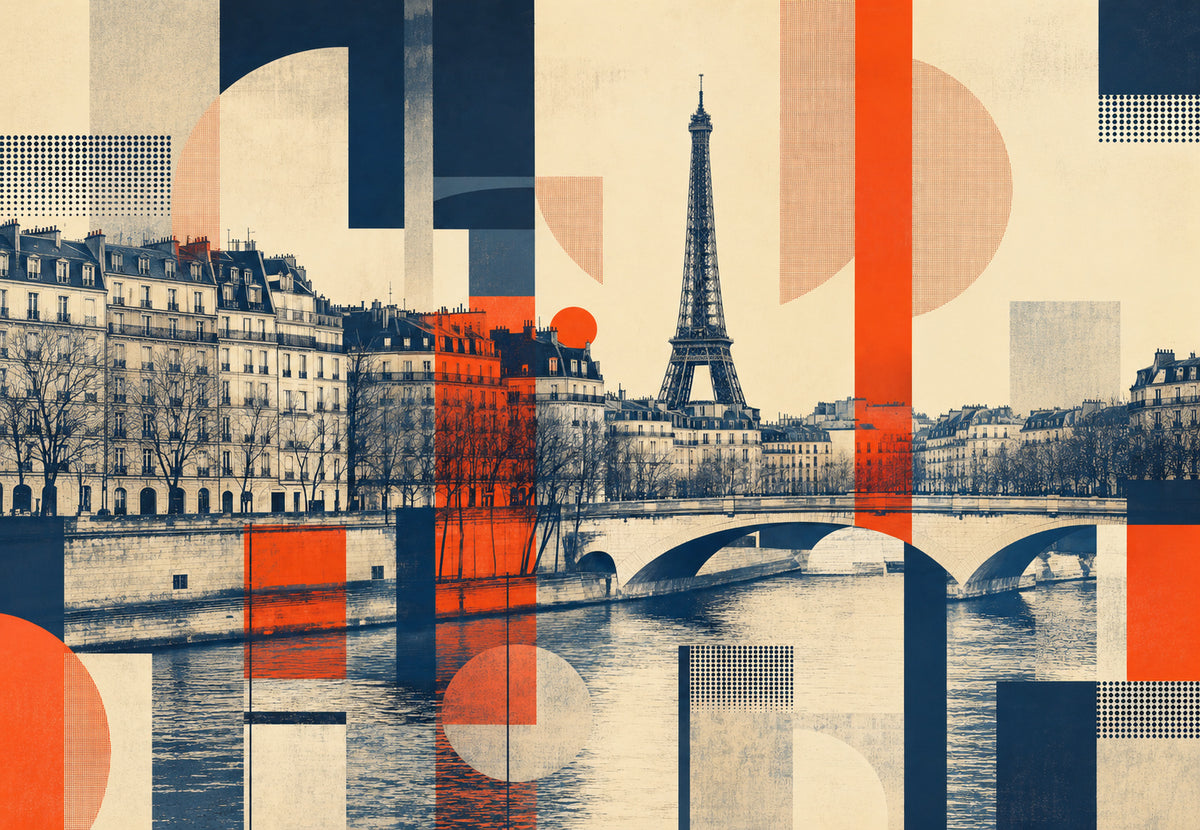 Paris - The Seine at daybreak (Landscape)