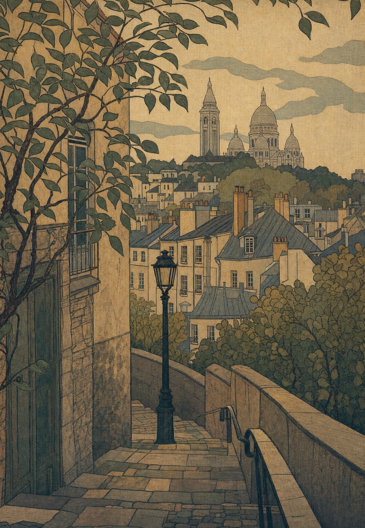 Párizs - A montmartre-i lépcső